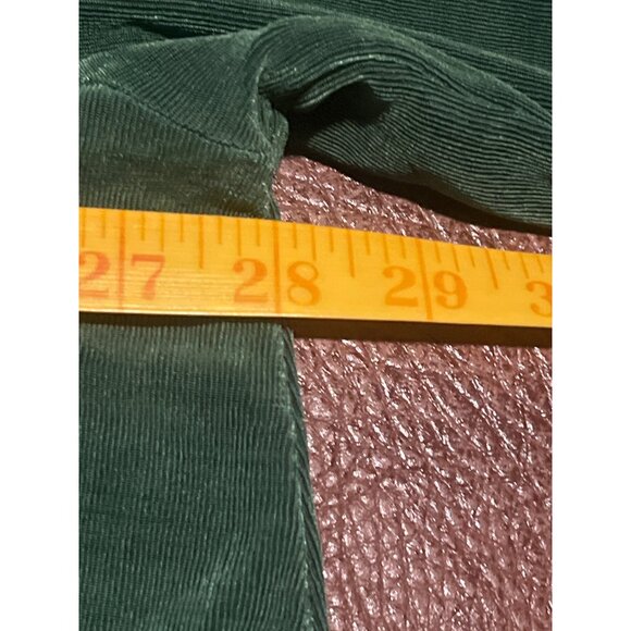 Plus By Peggy Lutz Green Textured Slinky Cardigan Short Sleeve Top Set 18/20 - Picture 8 of 9